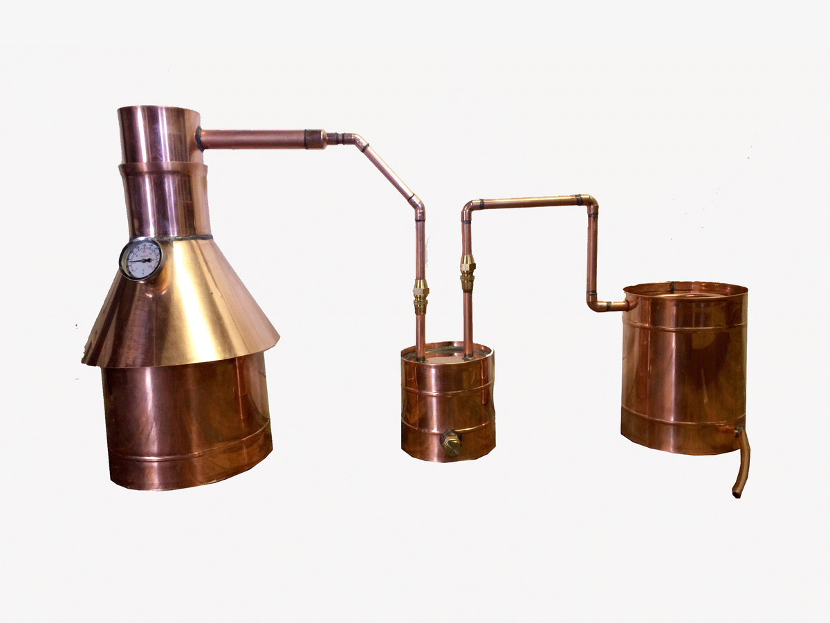 50 gallon Copper distilling system – American Distilling Equipment