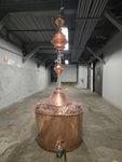 100 Gallon Reflux Column Pot with Gin Basket Complete Copper Moonshine Still - Best Offer Accepted