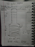 Payment 1 of 2.   40 Gallon  Custom Continuous  Reflux Column Copper Distiller ( See Drawing 804356)