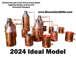 30 Gallon ADVANCED MODEL Copper Moonshine Still - Complete