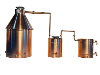 25 Gallon Advanced Model Complete Copper Distiller  with 220V  ELECTRIC ELEMENT AND CONTROLLER