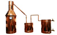 Stillz 6 Gallon Copper Moonshine Still – Thumper/Worm Combo, Propane, USA Made